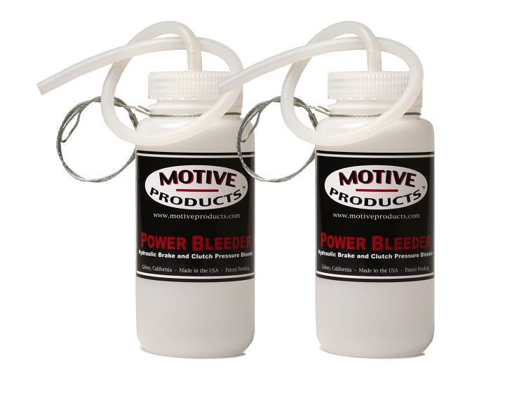 Pair of Power Bleeder Catch Bottles