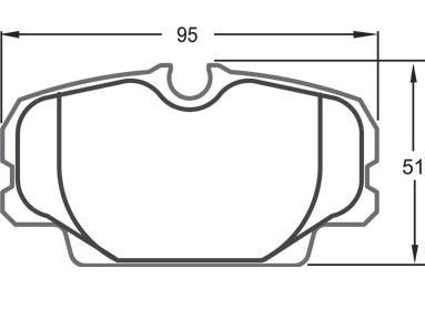 Performance Friction Front Pads - BMW E30 Chassis