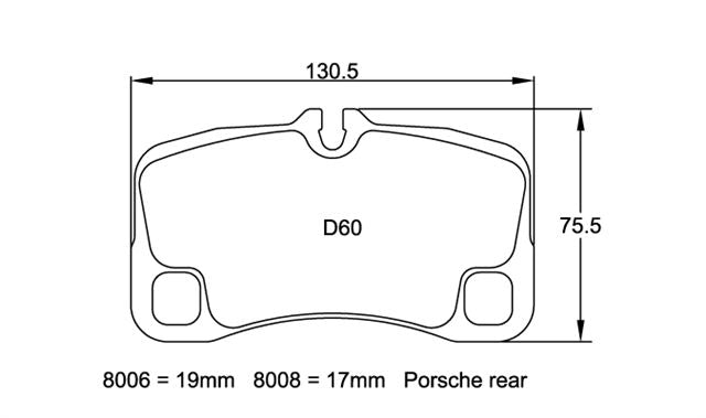 Performance Friction 11 Compound Brake Pads - Porsche 997 Carrera/S, GT3, GT3 Cup, Turbo