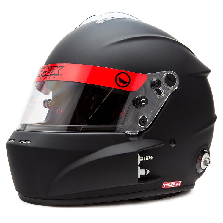 ROUX R-1F Fiberglass Auto Racing Helmet