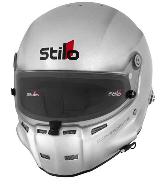 Stilo ST5 GT Silver Auto Racing Helmet